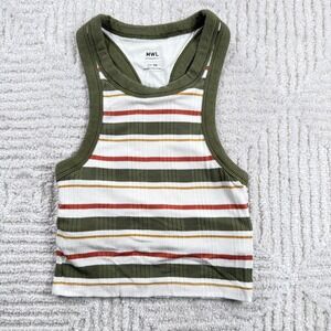Madewell Variegated Rib Crop Tank NM343